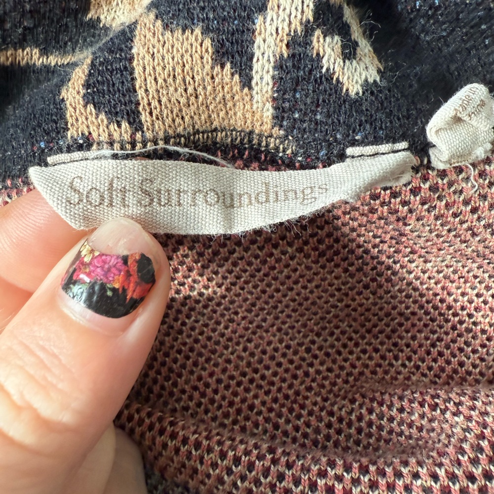 Soft Surroundings Glasgow Sweater Coat Cardigan women’s sz Medium
Style 2CP21 - Picture 9 of 15